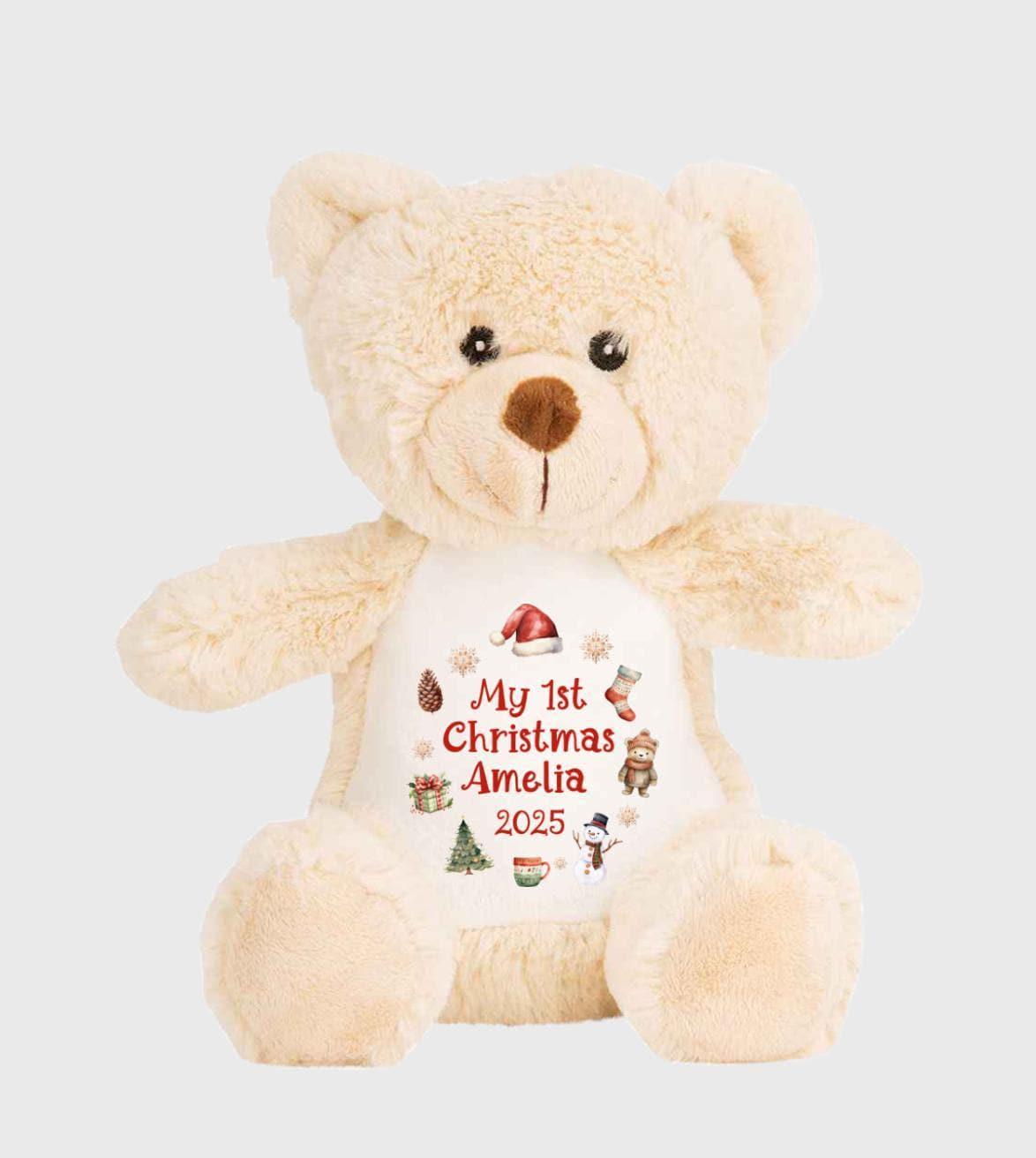 Personalised First Christmas Teddy Bear for Babies Personalised First Christmas Teddy Bear for Babies