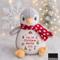 Personalised First Christmas Penguin Soft Toy for Babies Personalised First Christmas Penguin Soft Toy for Babies