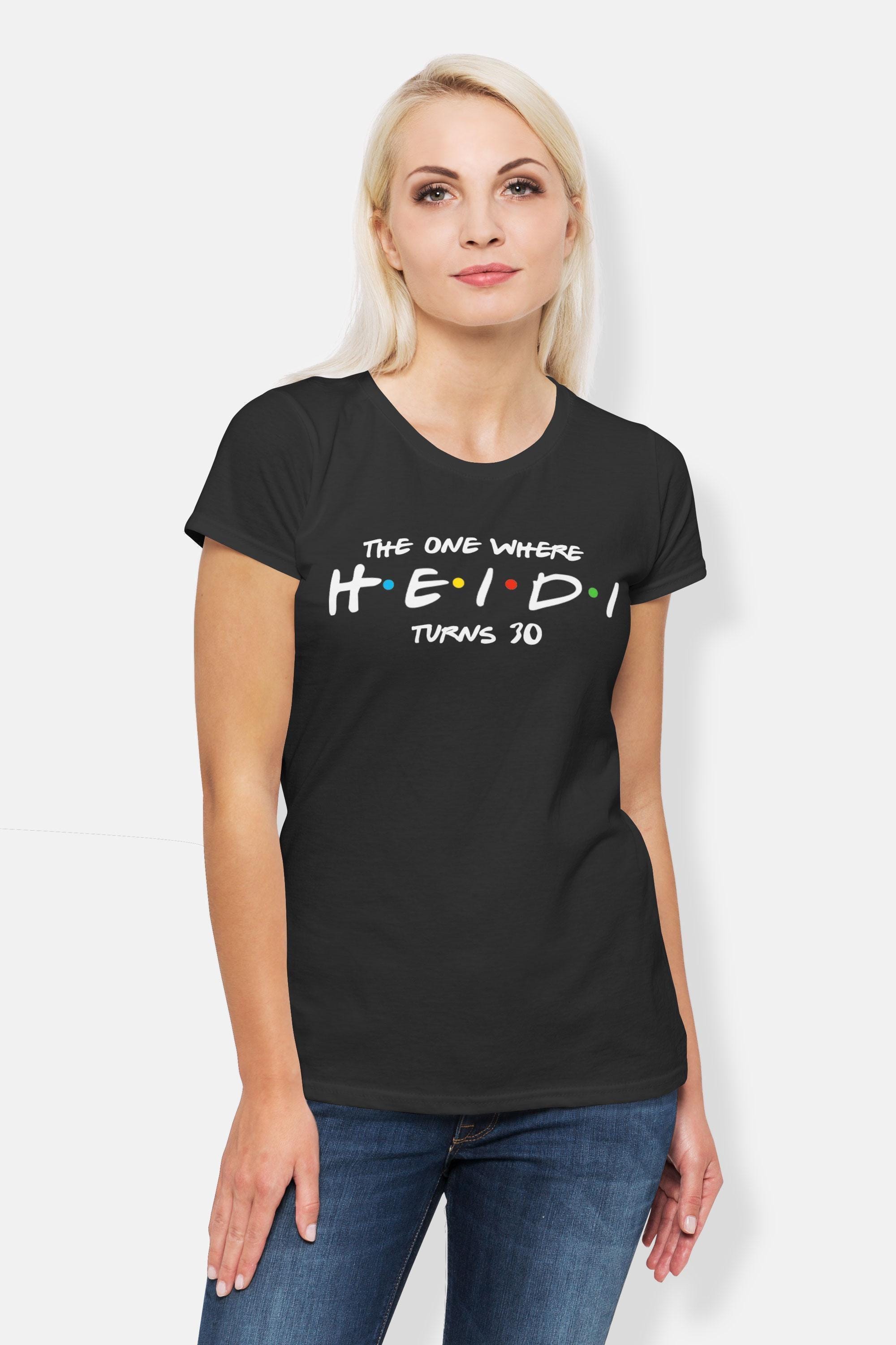 Personalised The One Where Birthday T Shirt - any AGE 18 20 21 30 40 50 60 70 Personalised The One Where Birthday T Shirt - any AGE 18 20 21 30 40 50 60 70
