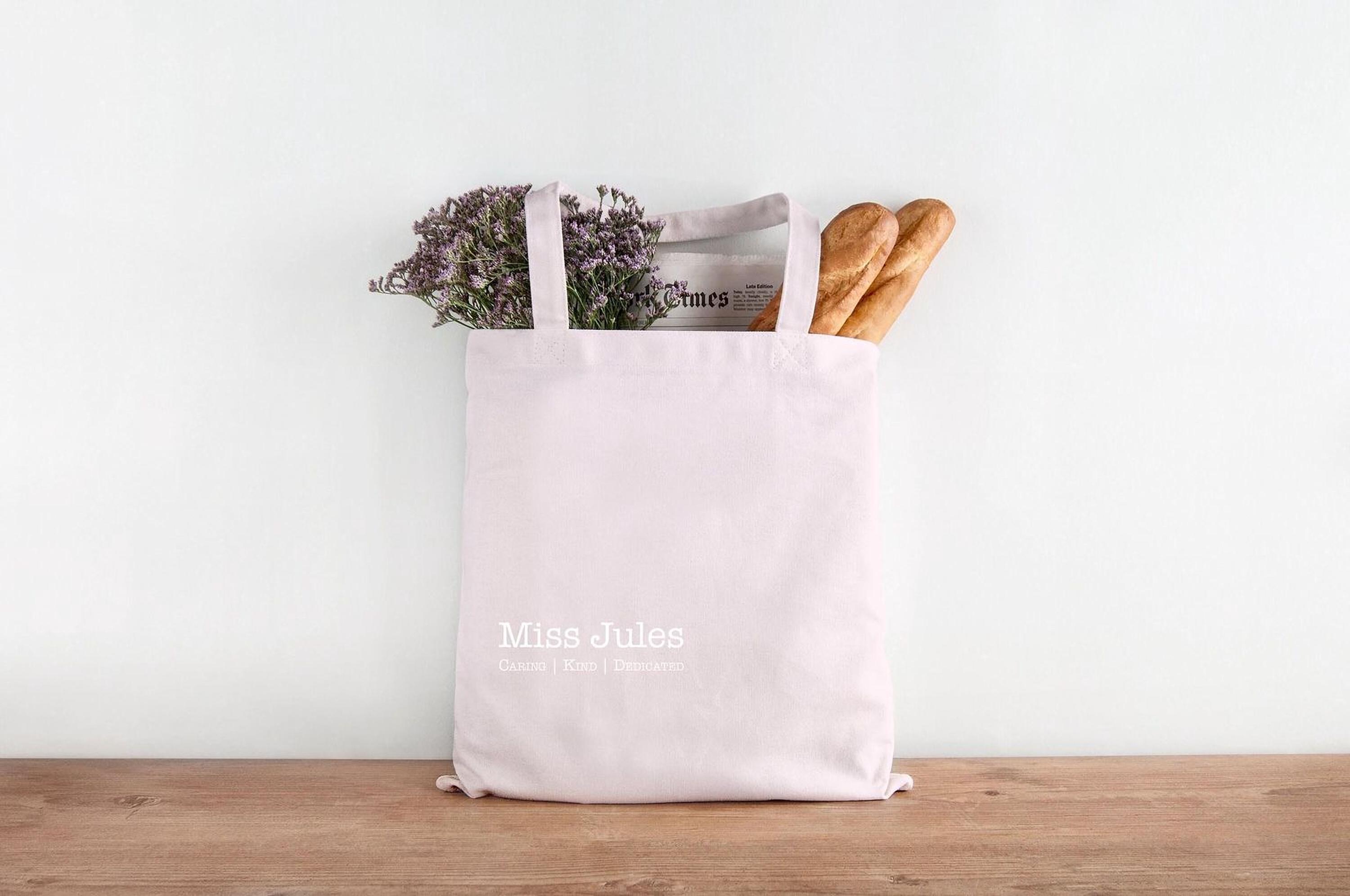 Personalised Teacher Thank You Tote Bag Personalised Teacher Thank You Tote Bag