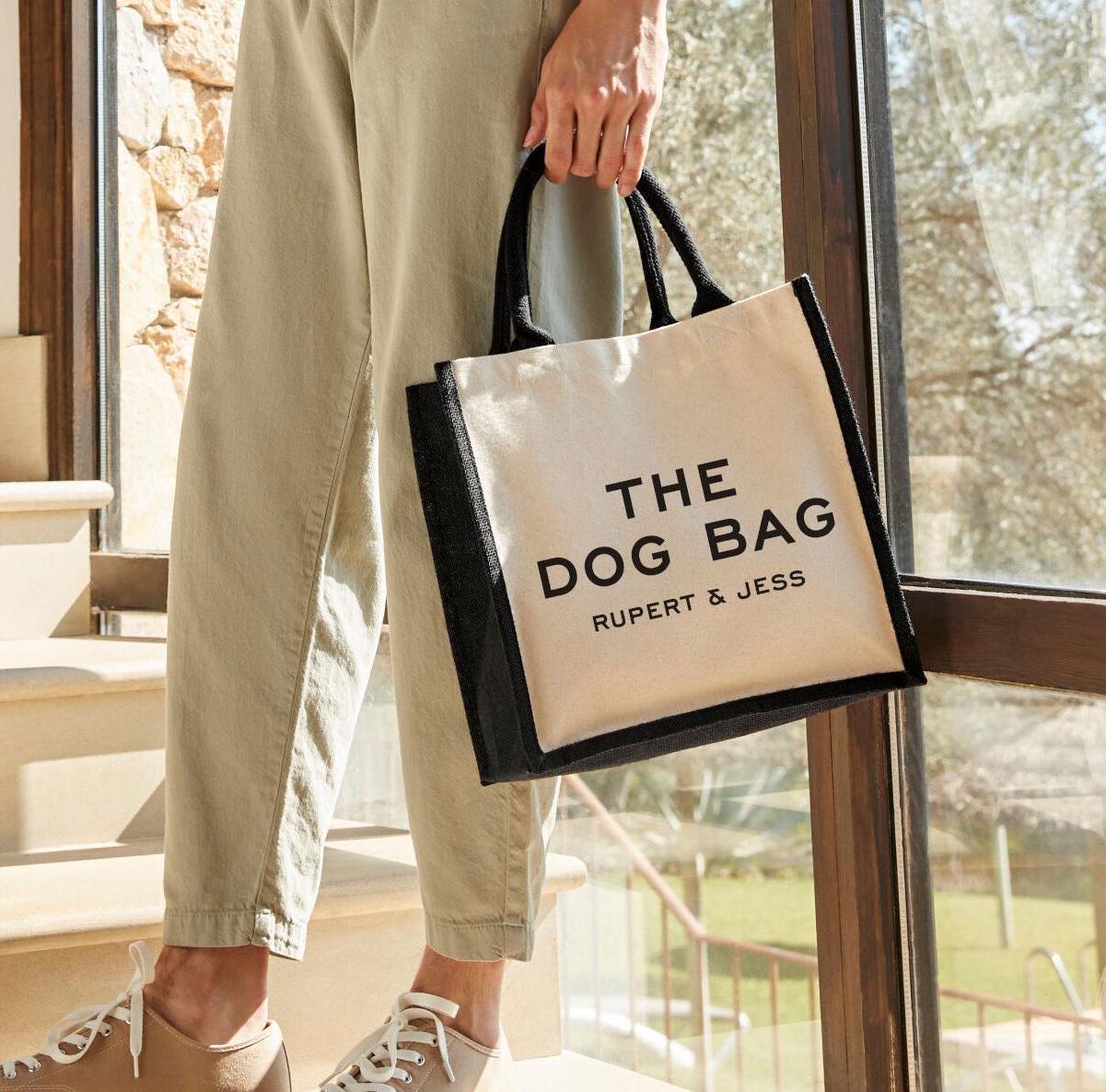 Personalised The Dog Tote Bag with Name Personalised The Dog Tote Bag with Name