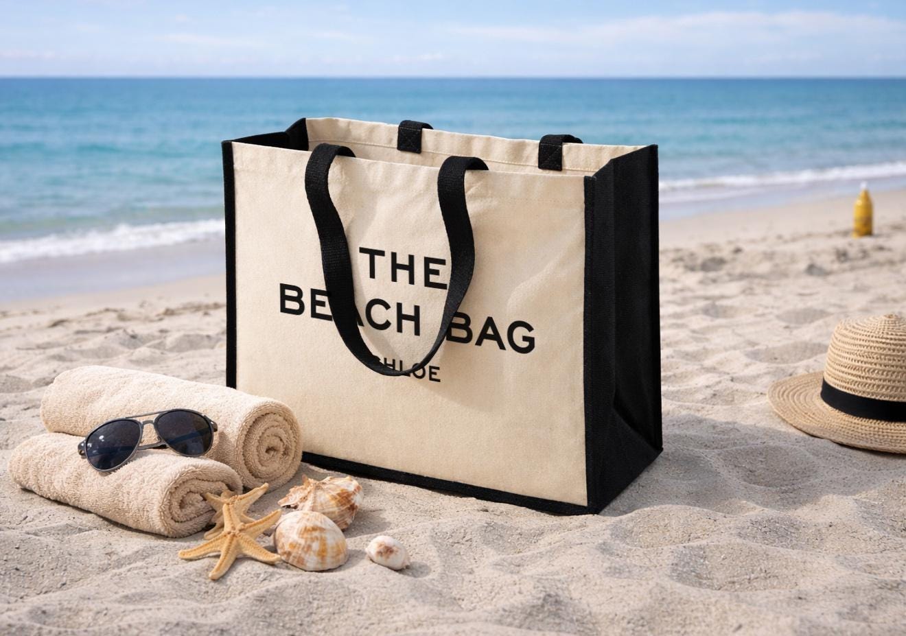 Personalised The Holiday Canvas Tote Bag Personalised The Holiday Canvas Tote Bag