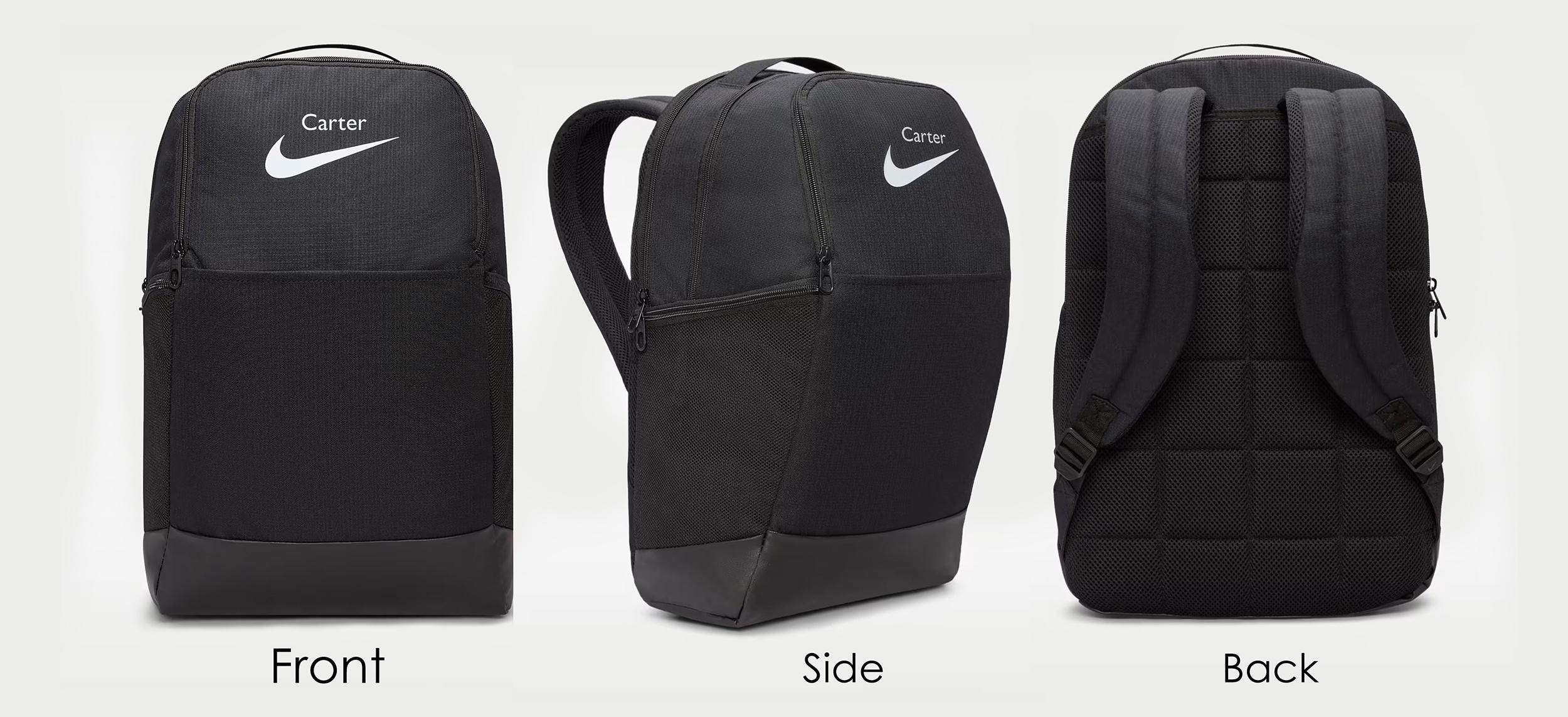Personalised Nike Brasilia 24L Backpack with Name Personalised Nike Brasilia 24L Backpack with Name