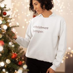 Unisex Funny Christmas Sweatshirt with Custom Print Unisex Funny Christmas Sweatshirt with Custom Print