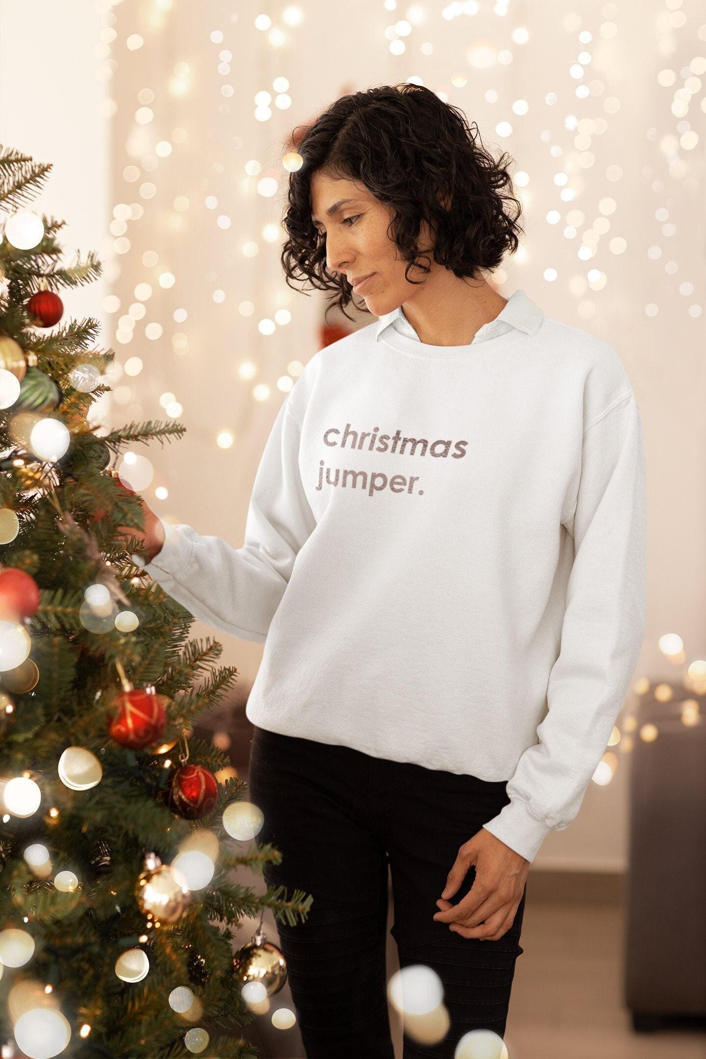 Unisex Funny Christmas Sweatshirt with Custom Print Unisex Funny Christmas Sweatshirt with Custom Print
