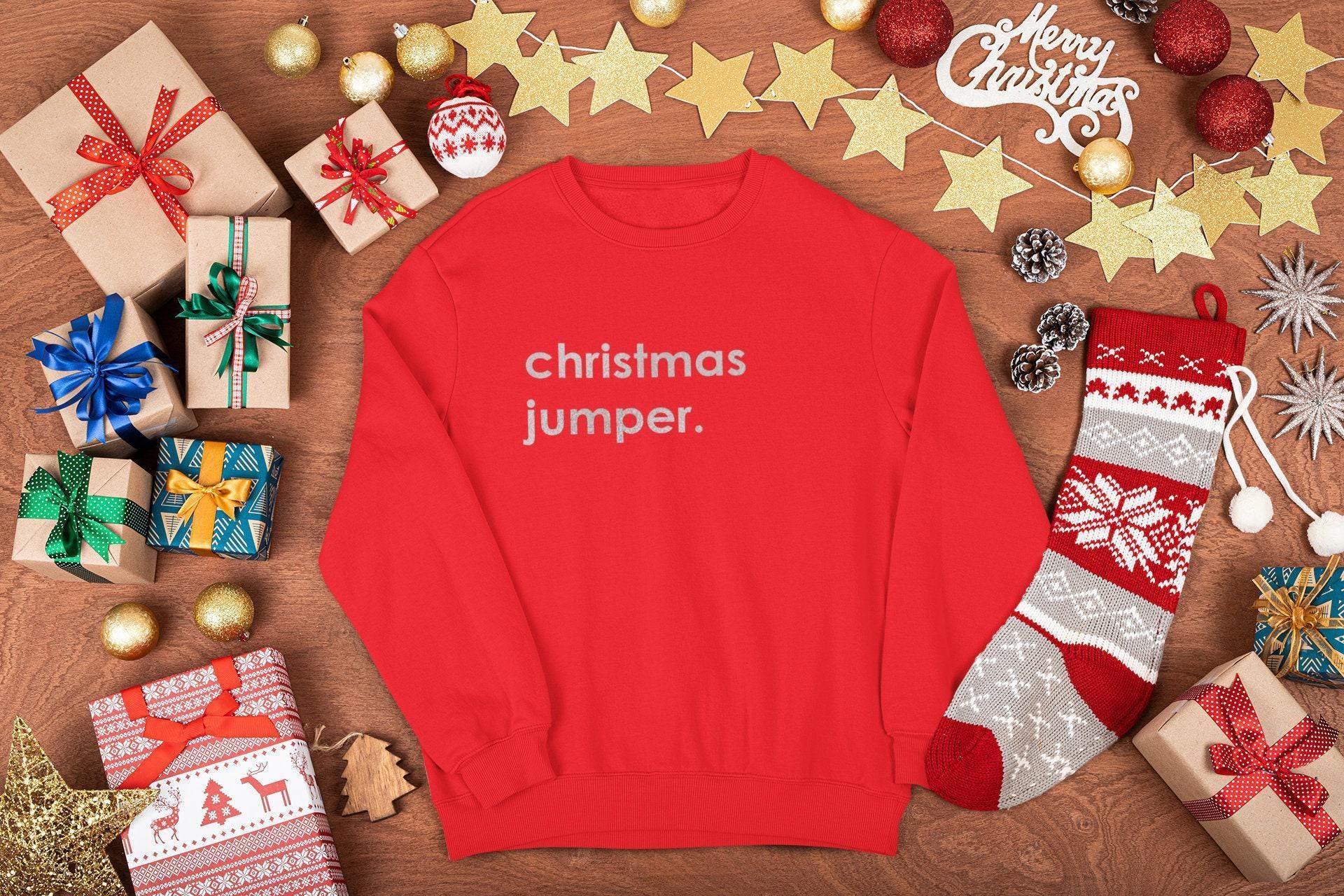Unisex Funny Christmas Sweatshirt with Custom Print Unisex Funny Christmas Sweatshirt with Custom Print