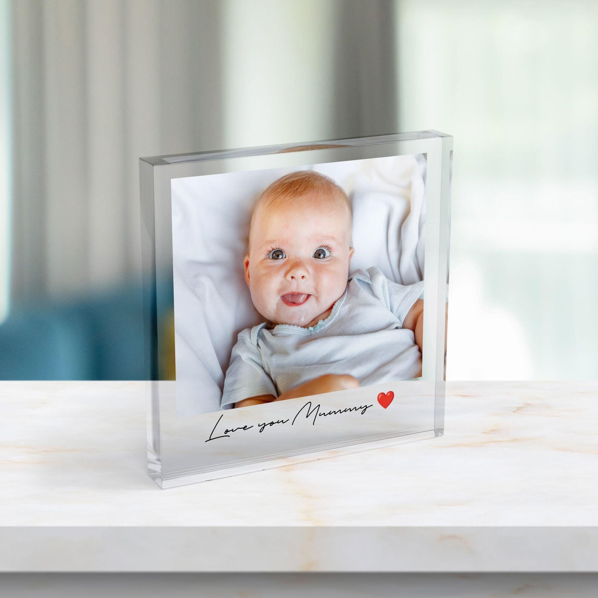 Photo Block - Custom Photo Keepsake for Mum, Personalised Birthday Gift for Mummy, Mother's Day Photo Gift, Family Gift, Gift For Parents