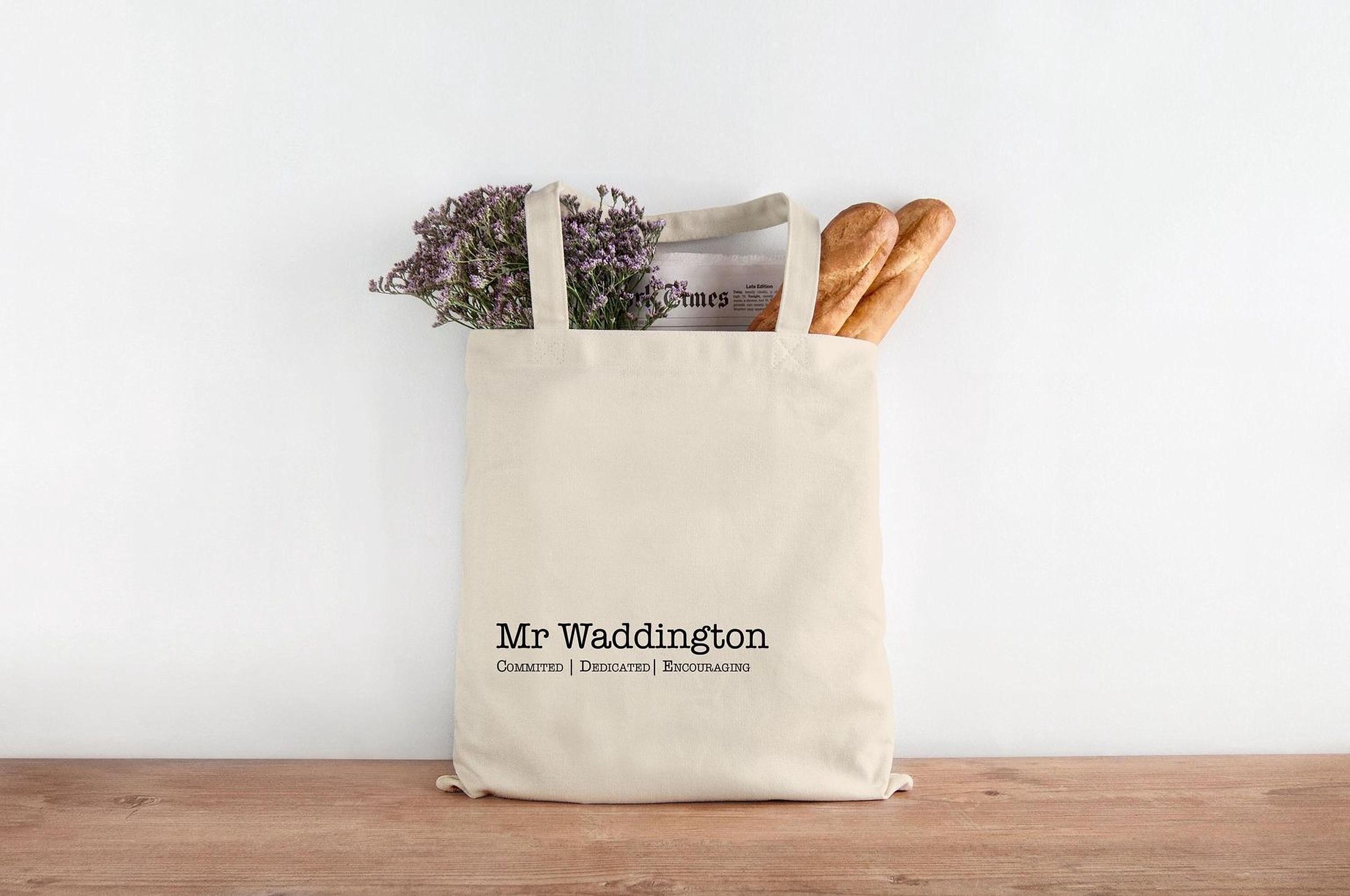 Personalised Teacher Thank You Tote Bag Personalised Teacher Thank You Tote Bag