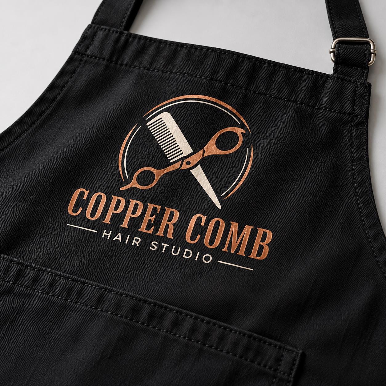 Personalised Hairdresser Apron with Business Logo Personalised Hairdresser Apron with Business Logo
