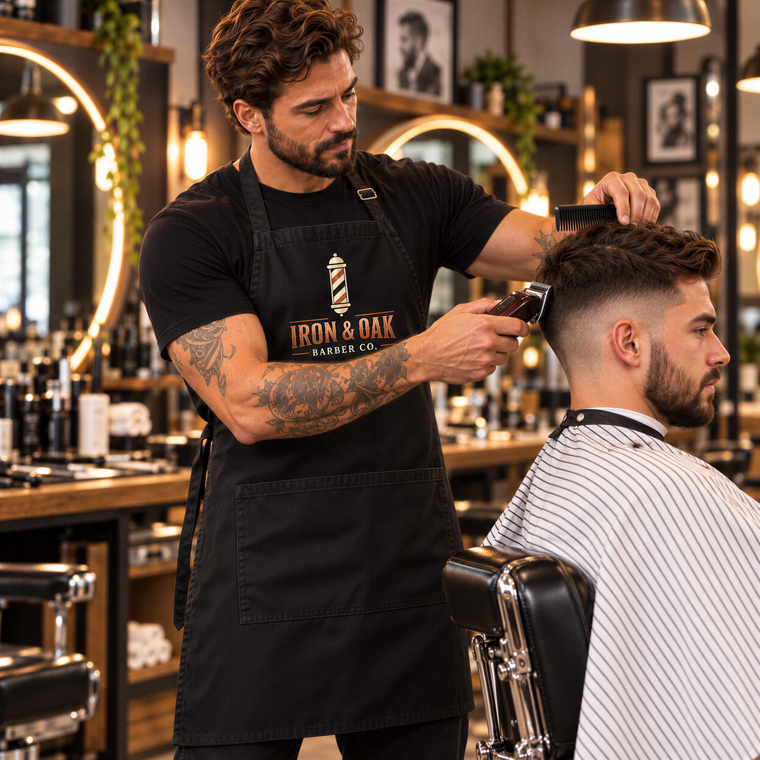 il_fullxfull.8667111582_dv6h Custom Printed Barber Apron with Business Logo | Personalised Barbershop Apron