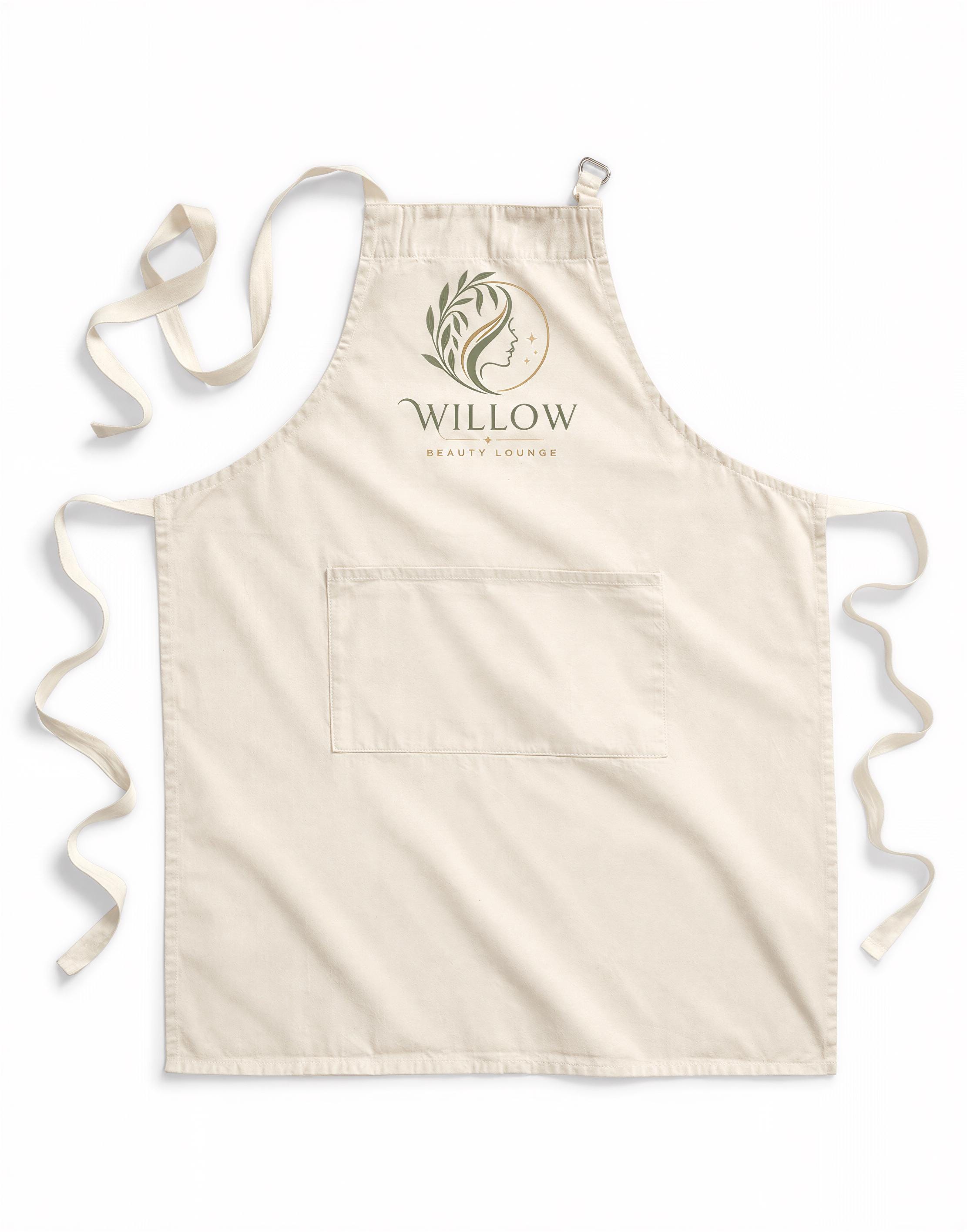 Personalised Beautician Apron with Business Logo Personalised Beautician Apron with Business Logo