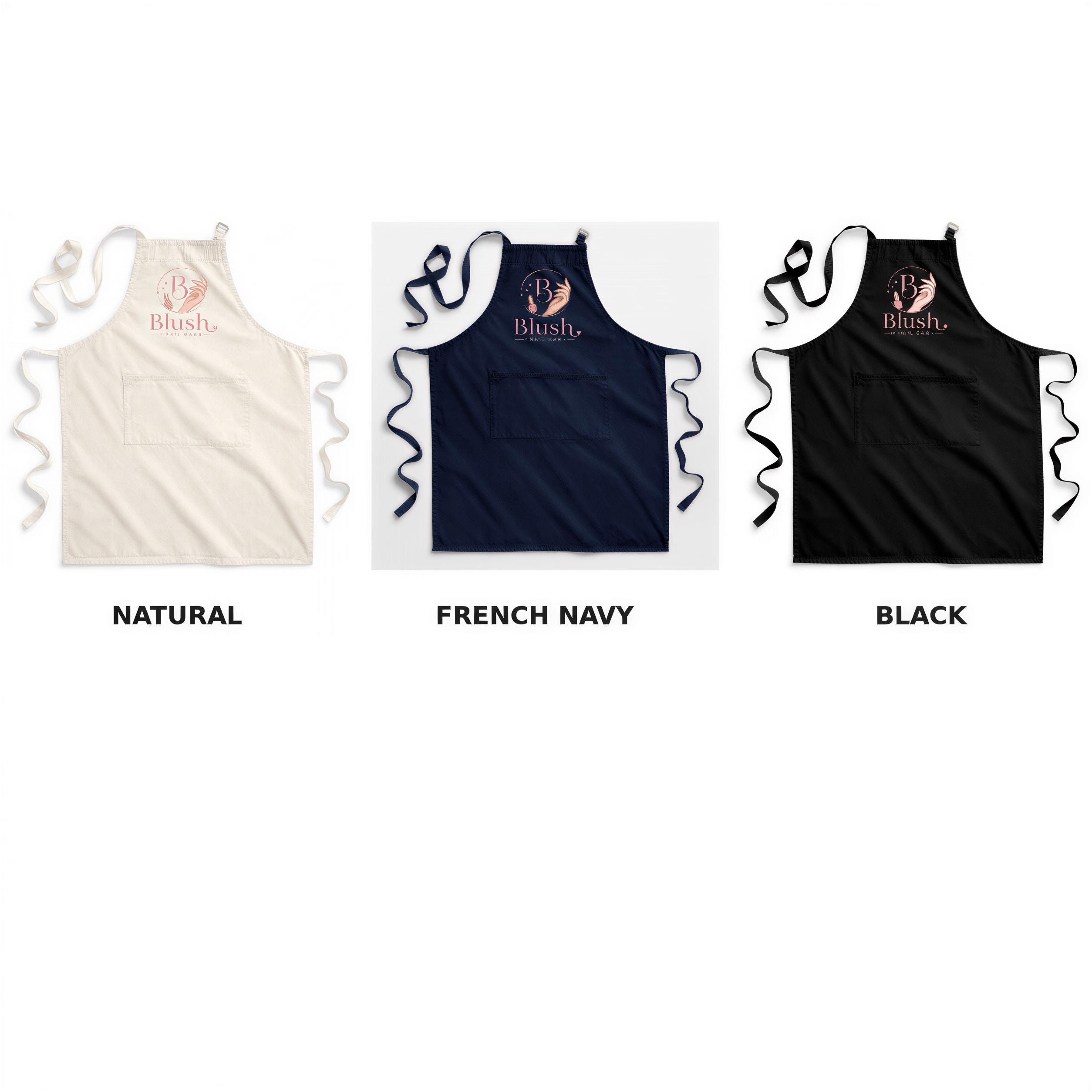 Personalised Nail Tech Apron with Business Logo Personalised Nail Tech Apron with Business Logo