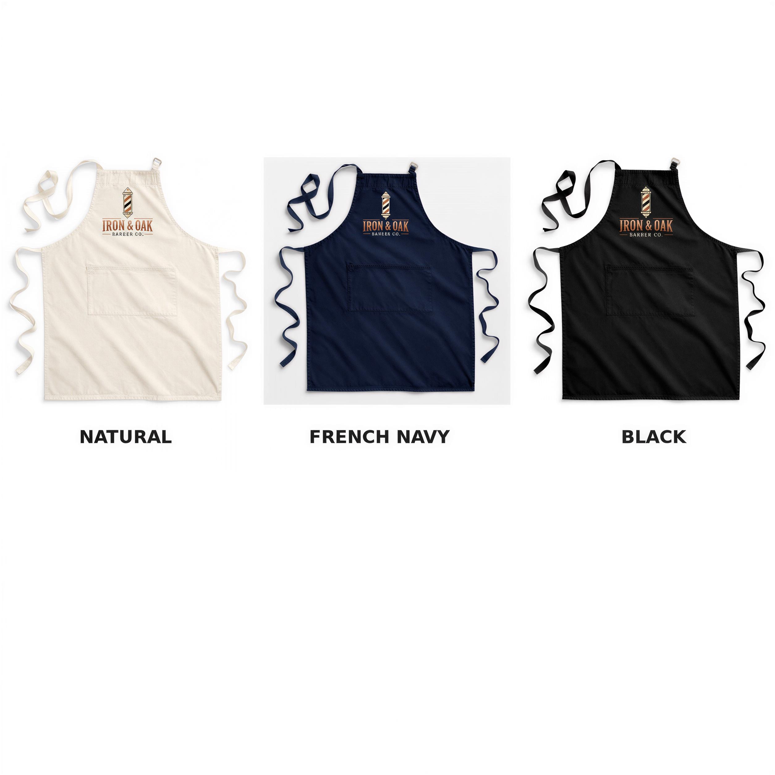 Personalised Barber Apron with Business Logo Personalised Barber Apron with Business Logo