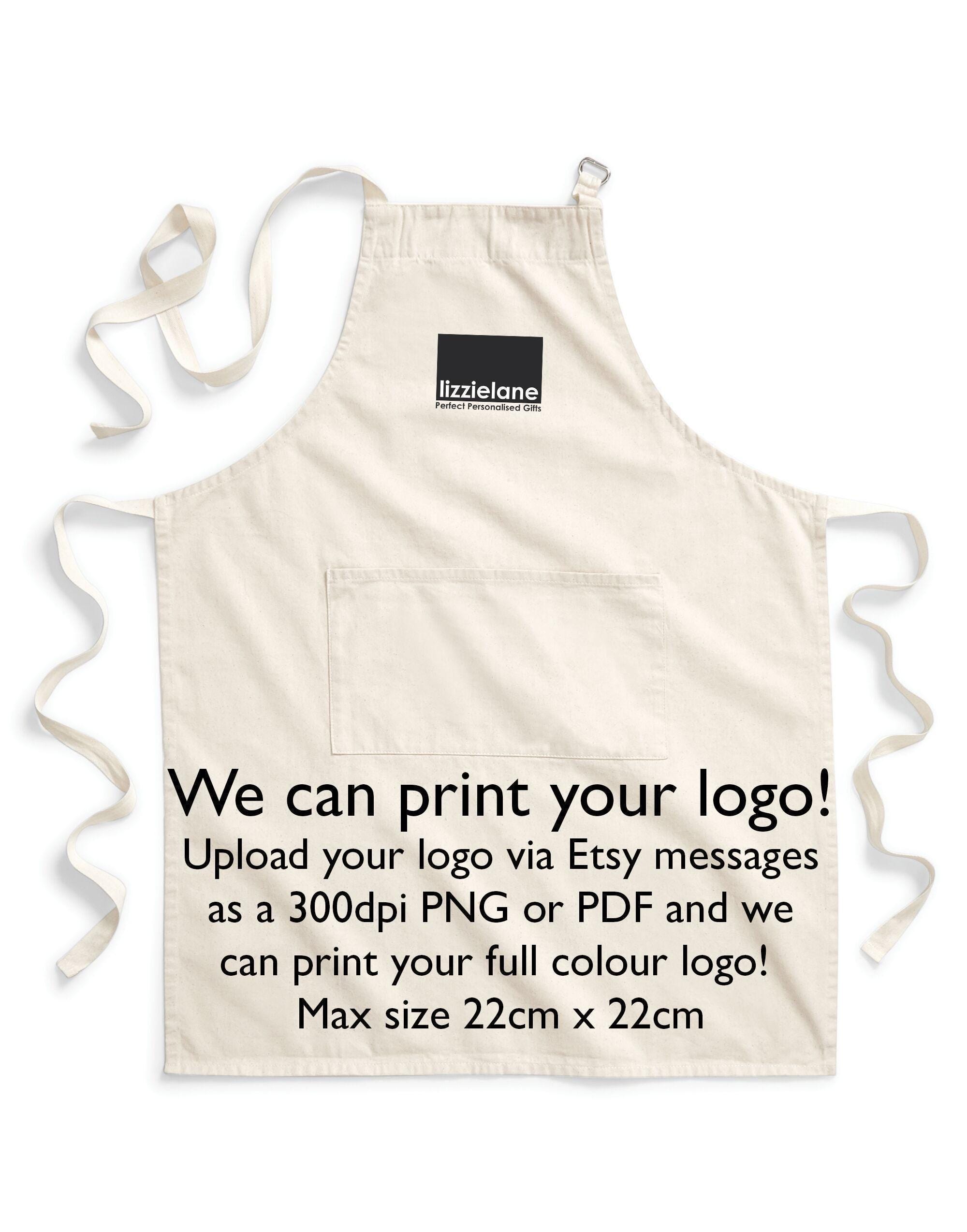 Personalised Beautician Apron with Business Logo Personalised Beautician Apron with Business Logo